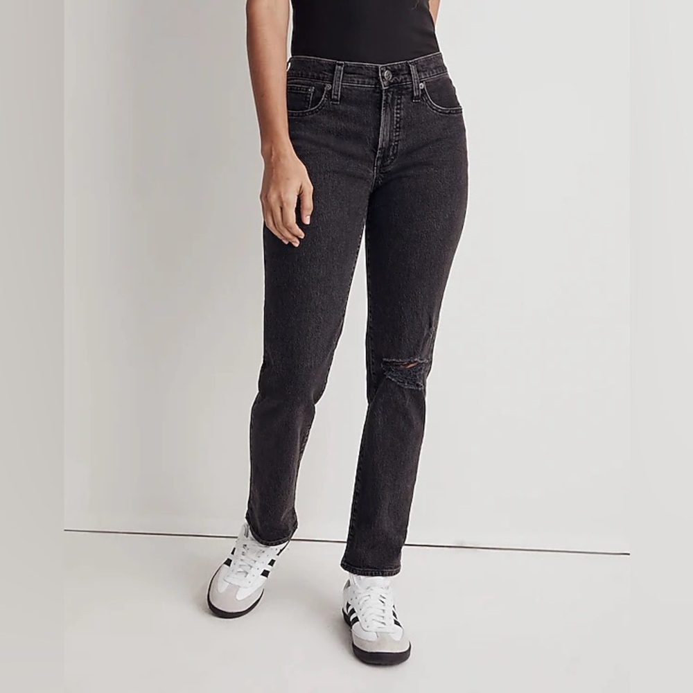 Madewell The Petite Mid-Rise Perfect Vintage Straight Jean Rosella Wash Size 29P